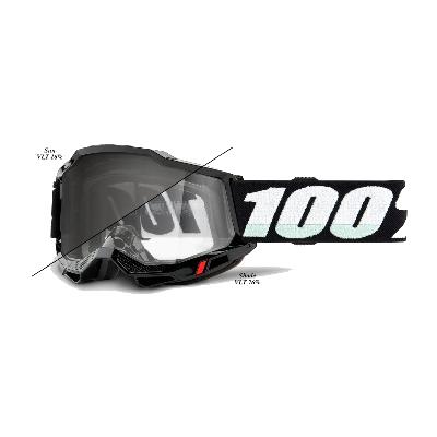 100% ACCURI 2 WOODS BLACK PHOTOCHROMIC Goggles