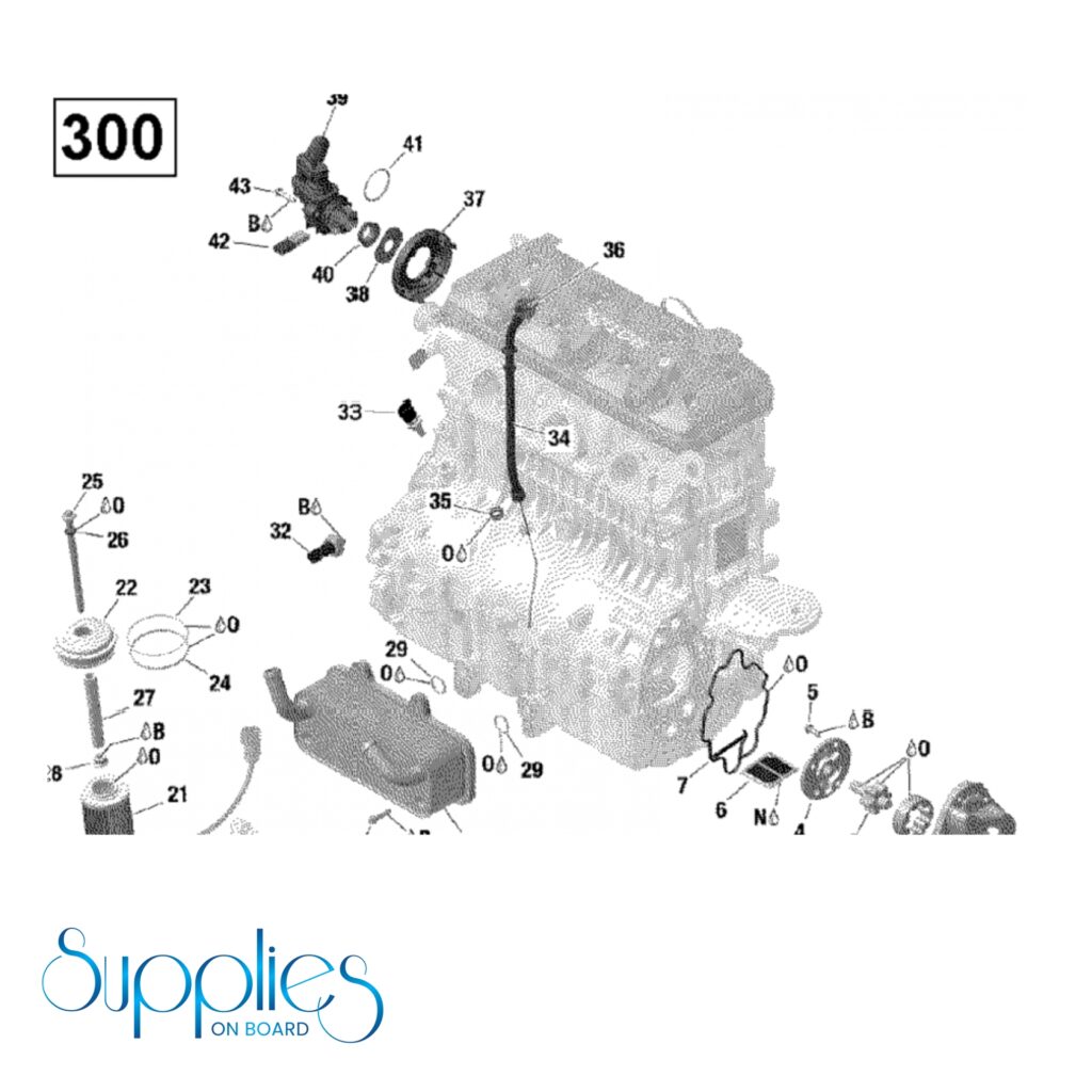 Radiatore olio Rotax 1630